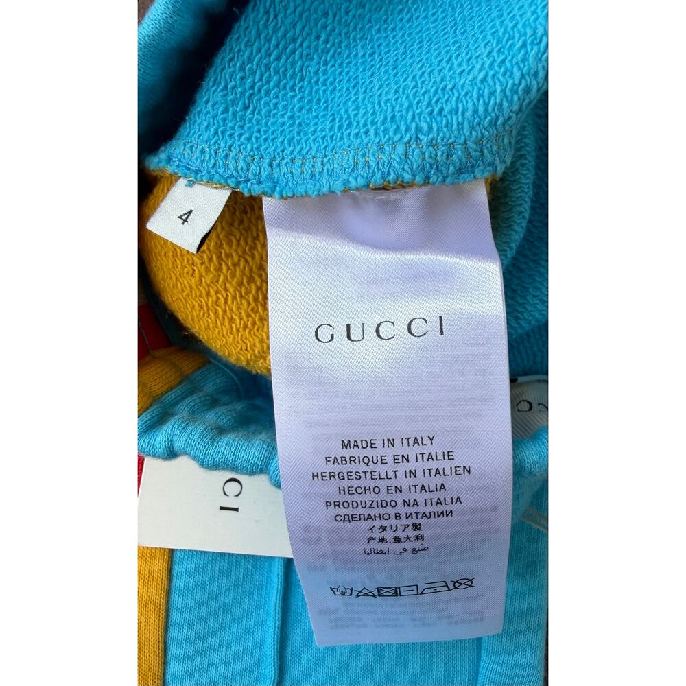 Gucci Kids Sweatpants Blue Web Stripe Size 4Y (4 Years) NWT - Picture 6 of 6